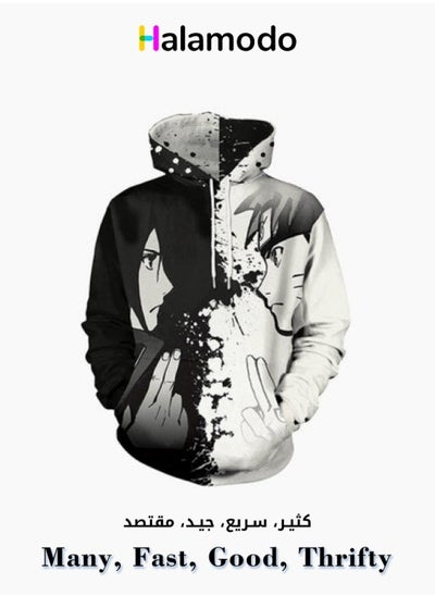 Buy Naruto Printed Sweatshirt Unisex Hoodie in UAE