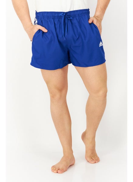 اشتري Men Brand Logo Board Shorts, Blue في الامارات