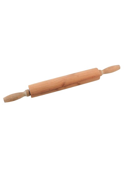 Buy Classic Wooden Rolling Pin | Essential Dough Roller for All Your Baking Needs Wood Dough for Fondant, Pie Crust, Cookie, Pastry, Dough Rolling Pins 5.5x42cm in UAE