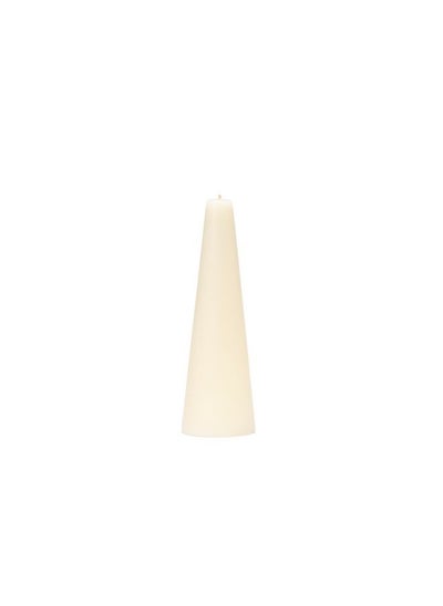 اشتري Cone Candle ( off white ) 1psc في مصر