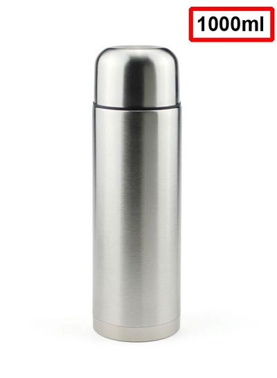 اشتري 1L Stainless Steel Vacuum Sealed Insulated Thermos Flask Bottle for Hot and Cold Drinks في الامارات