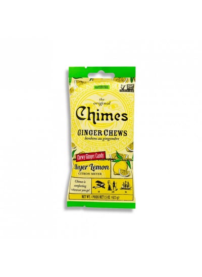 اشتري Seasonal Original Chimes Ginger Chews Meyer Lemon Chewy Candy, 1.5 Oz (Pack of 3) في الامارات