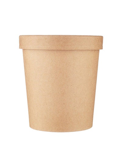 اشتري Hotpack | Kraft Soup Cup 26Oz + Lid - 5 Pieces في الامارات