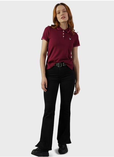 Buy Flared High Waist Jeans in UAE