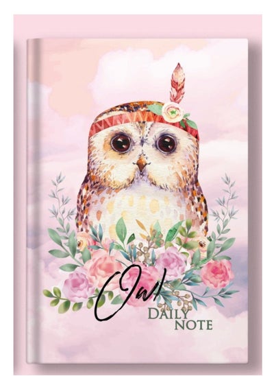 Buy Watercolor Animals Notebook A5 Size 80 Sheets (Owl) in Egypt