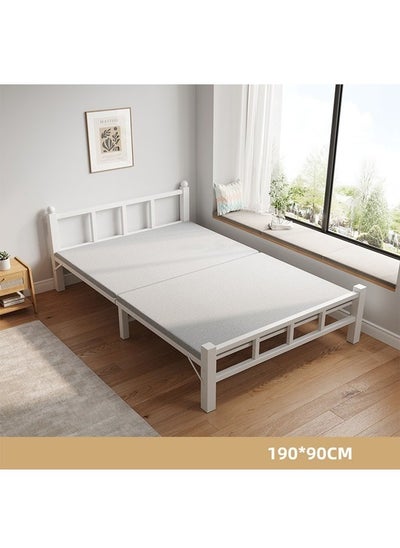 Buy Portable Foldaway household Simple Bed companion 90 Cm in UAE