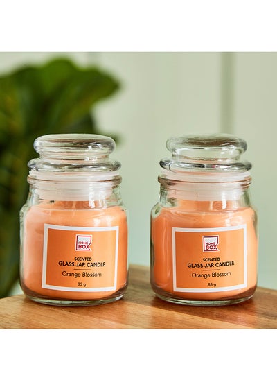 Buy Audrey 2-Piece Orange Blossom Yankee Jar Candle Set 85 g in Saudi Arabia