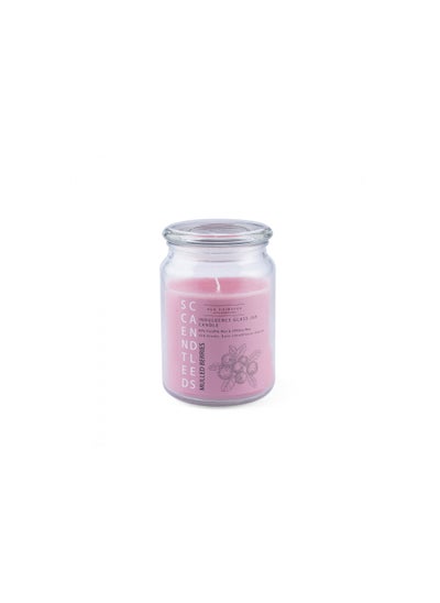 Buy Indulgence Jar Candle 420gm Mulled Berries in UAE