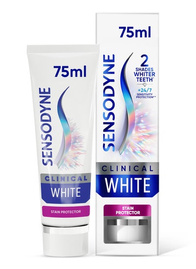 اشتري Clinical White Sensitive Teeth Whitening Toothpaste Extra Fresh في الامارات