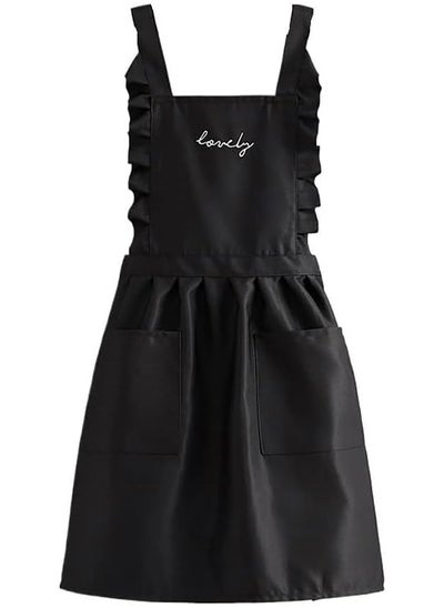 Buy Aprons for Women & Girls ,Cute Lovely Retro Kitchen Cooking Aprons,Baking Apron with 2 Pockets in Saudi Arabia