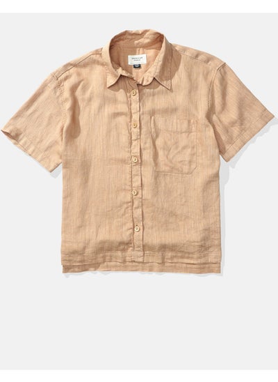 Buy AE Oversized Oxford Button-Up Shirt in UAE