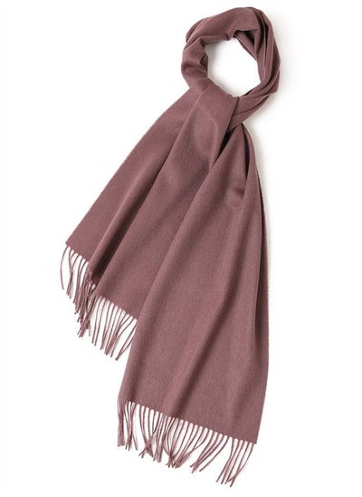 Buy Solid Color Soft And Comfortable Wool Scarf in UAE