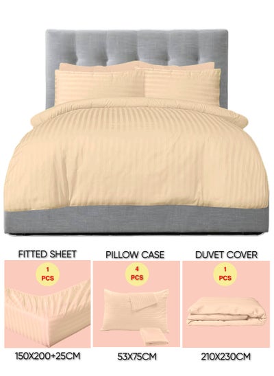 Buy 6 Pieces Queen Size Bedding Cover Set in UAE