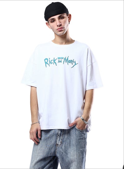 Buy Front Print & Back "Rick And Morty" White Tee in Egypt