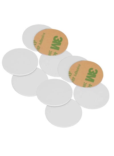 اشتري 125Khz Rewritable RFID Coin T5577 / T5200 Blank Tag With Adhesive Sticker Plastic Proximity Key Cards for Access Control (10 Pcs) في الامارات