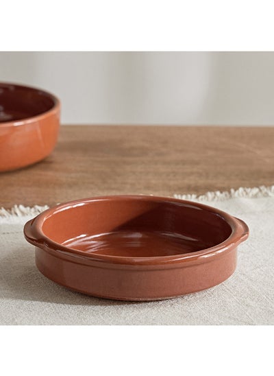 Buy Arcilla Round Cook and Serve Dish 19 x 5 x 18 cm in UAE