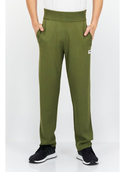 Buy Men Sportswear Fit Teramo Knitted Sweatpants, Olive in Saudi Arabia