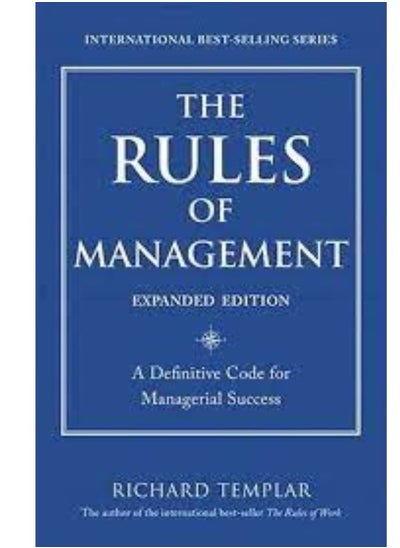 Buy The Rules of Management: A definitive code for managerial success in Egypt