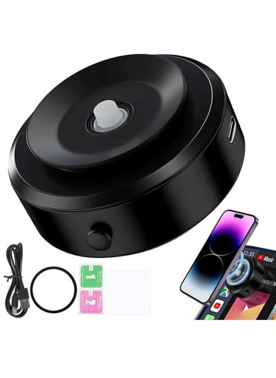 اشتري Magnetic Vacuum Suction Phone Holder for Car/Gym/Mirror/Smooth Surface-Magnetic Suction Phone Mount, Hands-free Magnetic Cell Phone Holder (Black) في الامارات