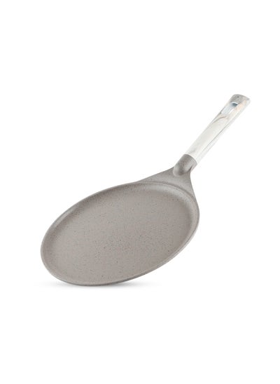 Buy Crepe Pan -Die Cast Aluminum Body With Multi Layer Granite Non-Stick Coating, Induction | 100% PFOA FREE | in UAE