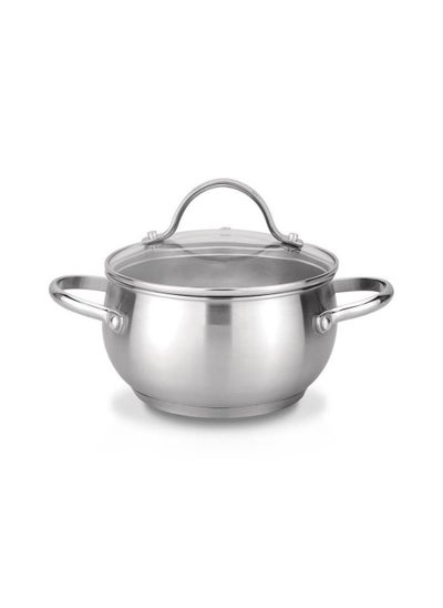 اشتري Martinez Stockpot With Glass Lid 18cm في الامارات