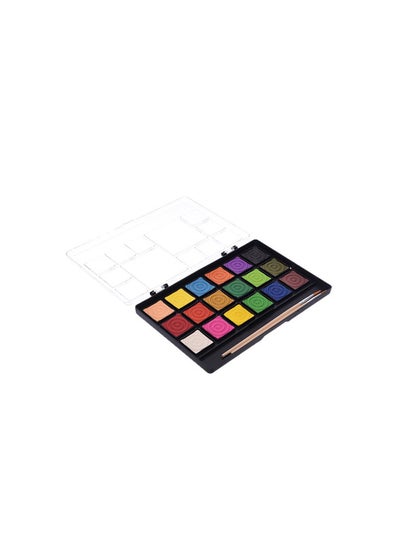 Buy Elmaayergy YL222210-18 Y-25 Set Of 18 Pieces Of Water Colours With Durable Material, Suitable For School And Home in Egypt