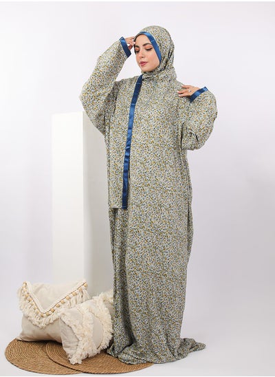 اشتري Lilly Viscose Isdal Grey & Blue For Women في مصر