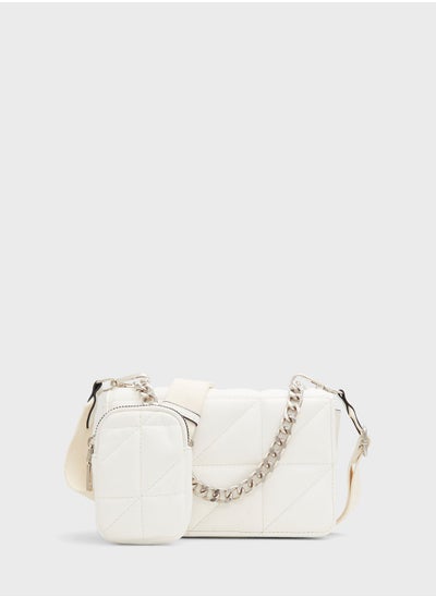 اشتري Cherry Chain Detailed Flap Over Crossbody في السعودية