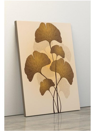 Buy Modern Abstract Ginko Leaf Wall Art 90x60 in Egypt