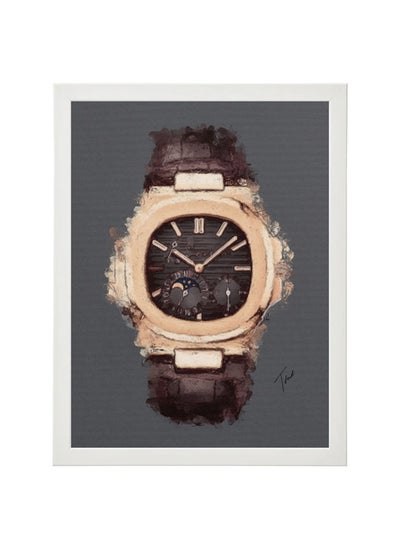 اشتري Patek Philippe Nautilus Rose Gold Fine Art Poster With Frame 30x40 cm في الامارات