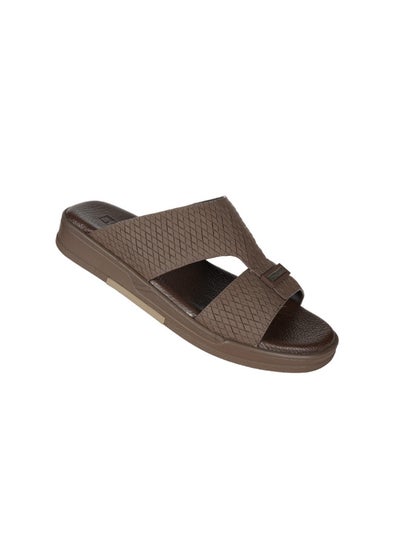 اشتري 008-3389 Barjeel Uno Men Arabic Sandals BJM 01 Brown في الامارات