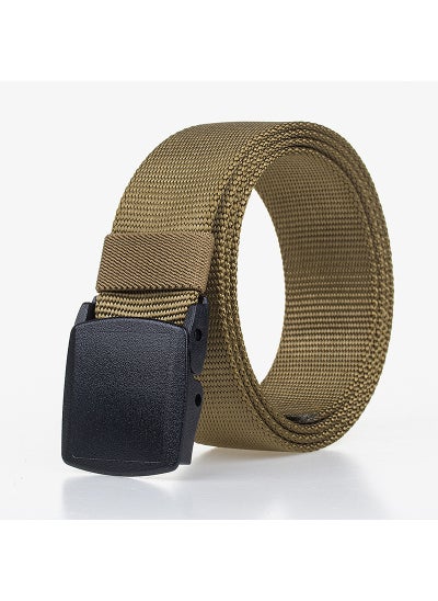 اشتري YKK Nylon Belt No-Metal Unisex TacticalWolf Brown Wolf Brown في السعودية