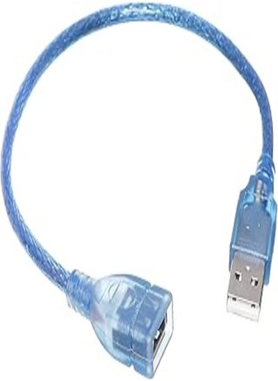 اشتري Keendex kx1921 male to female usb 2.0 cable, 30 centimeter - blue في مصر