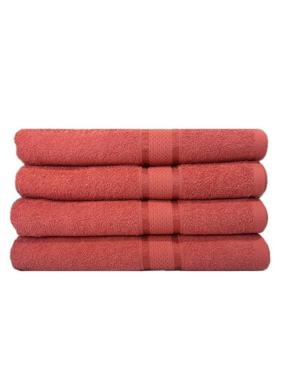 Buy Bath Towel Ultra Soft 70Cm X 140Cm, 100% Cotton Bath Towels , 430GSM Terry in UAE