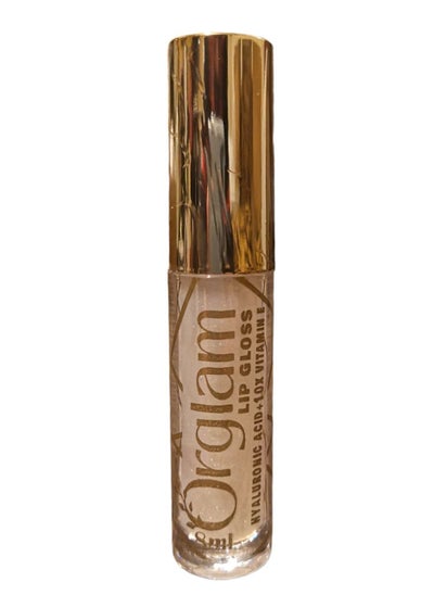 Buy Orglam Transparent sparkling Lip Gloss-long Lasting (Hyaluronic acid+10x vitamin E) in Egypt