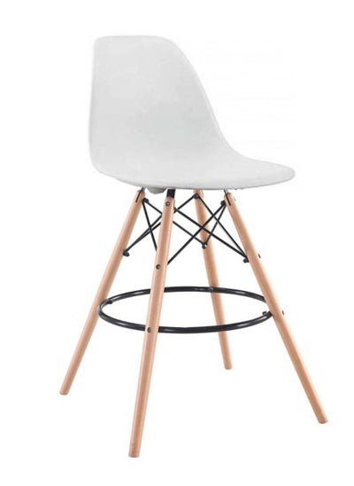 Buy Ultimate Eames Style DSW Bar Stool-White in UAE