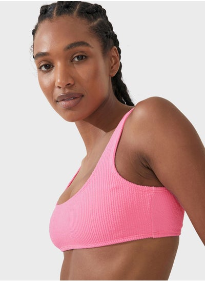 Buy Scoop Neck Bikini Top in UAE