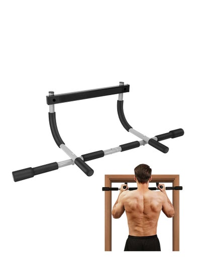 اشتري Chin Up Bar Doorway Pull Up Exercise Bar Upper Body Workout Exercise Bar في الامارات