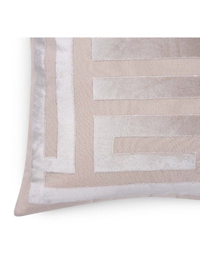 Buy Rawiya Calligraphy Filled Cushion 50X50Cm - Beige in UAE