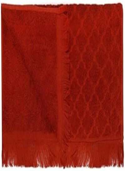 اشتري More Cottons Trifle Jacquard Towel (dark orange, 50 * 100) في مصر