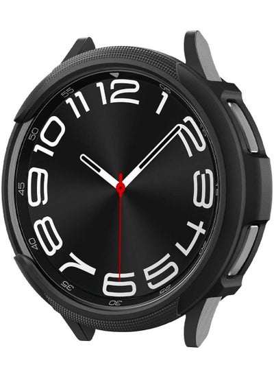 Buy Liquid Air for Samsung Galaxy Watch 6 Classic 47mm Case Cover Flexible Lightweight TPU (2023) - Matte Black in UAE