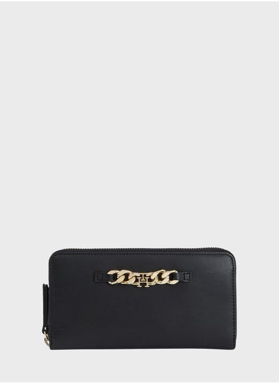 Buy Luxe Zip Around Large Clutch in Saudi Arabia