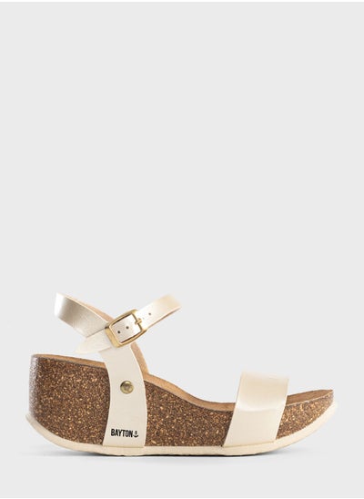 اشتري Toledo Strappy Mid Heel Wedges في الامارات