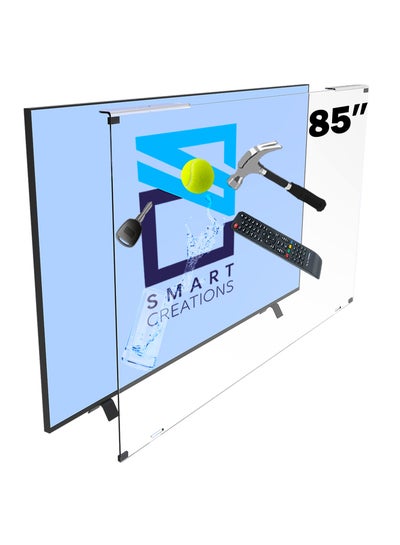 Buy 85 Inch TV Screen Protector Shatterproof High Quality Anti-Blue Ray Eye Protector Removable Waterproof in Saudi Arabia