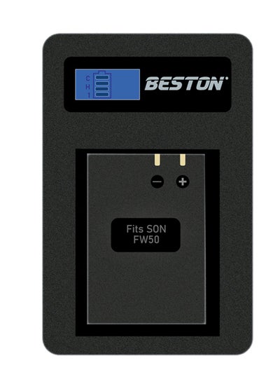 Buy Beston Charger for Sony FW50 Battery: Designed for Sony FW50 batteries, ensuring efficient and reliable charging for Sony camera users. in Egypt