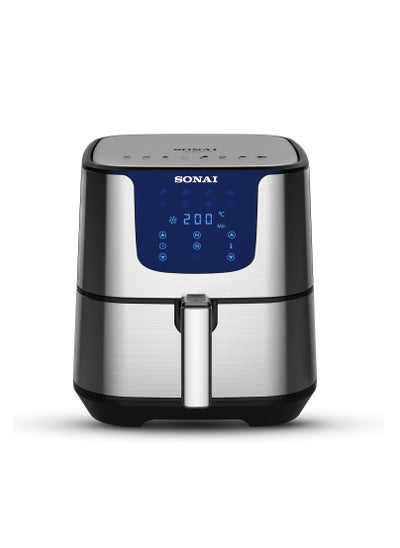 اشتري Cook master digital Air Fryer 5.5L 1700 Watt silver SH-611 في مصر