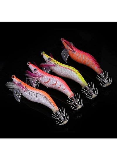 اشتري Fishing Shrimps, Shrimp Bait, Jig Lures Squid Fishing Bait for Squid for Octopus في الامارات