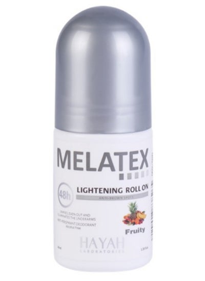 Buy Melatex lightening Roll-On Deodorant Fruity 40ml in Egypt