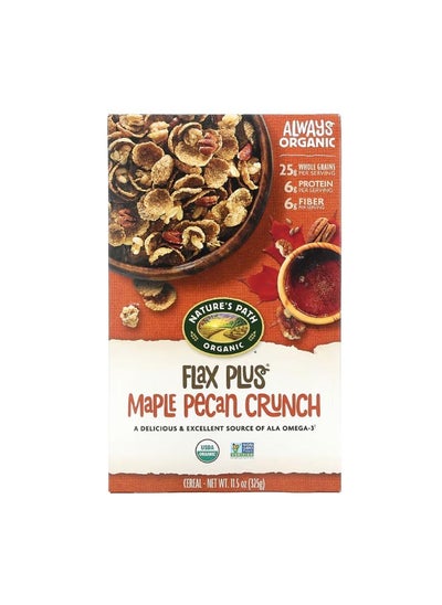 اشتري Organic Flax Plus Maple Pecan Crunch Cereal 11.5 oz 325 g في الامارات