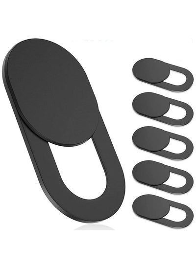 Buy 6-Piece Protective Phone Webcam Cover Black in Saudi Arabia